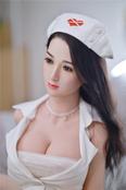JYdoll 161cm full size Normal chest Silicone head with implanted hair TPE Body sex doll with Head NO.S13 produced by AutomaticWoman